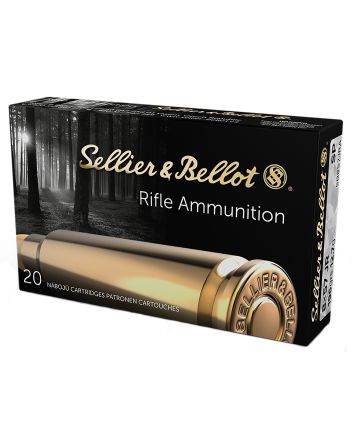 Sellier &amp; Bellot SB857JRA Rifle8x57mmJR 196gr Soft Point 20 Per Box/20 Case