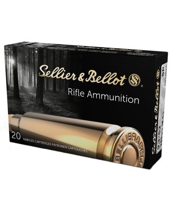 Sellier &amp; Bellot SB9362A Rifle9.3mmx62Mauser 286gr Soft Point 20 Per Box/20 Case