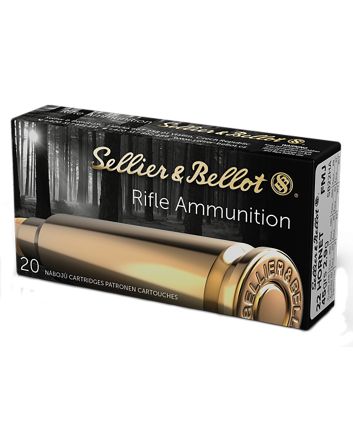 Sellier &amp; Bellot SB22HA Rifle22Hornet 45gr Full Metal Jacket 20 Per Box/90 Case