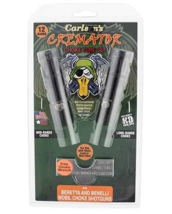 Carlson's Choke Tubes 11612 Cremator 11612 Berretta/Benelli Mobil 12 Gauge Mid/Long Range Non-Ported 17-4 Stainless Steel
