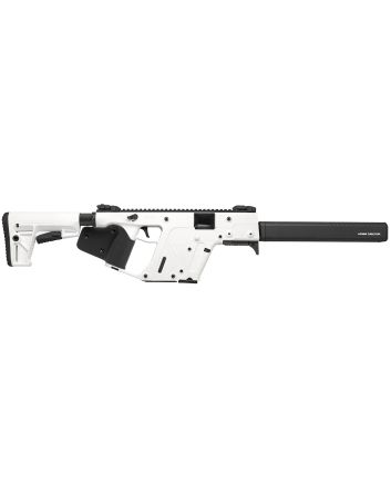 Kriss USA KV90CAP22 Vector CRB G2 *CA Compliant 9mm Luger 10+1 16" Black Barrel Shroud, Alpine White Rec &amp; Fixed Stock, Black California Paddle Grip, Flip Up Sights