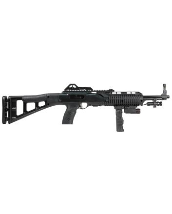 Hi-Point 995FGFLLAZTS 995TS Carbine 9mm Luger 16.50" 10+1 Black All Weather Molded Stock W/Forward Folding Grip, Weapon-Mounted Flashlight and Laser