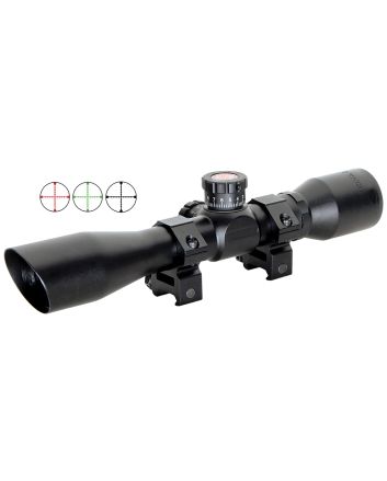 Truglo TG8504BT Tru-Brite Xtreme Compact Tactical 4x 32mm Obj 20.79 ft @ 100yds FOV 1" Tube Black Finish Mil-Dot