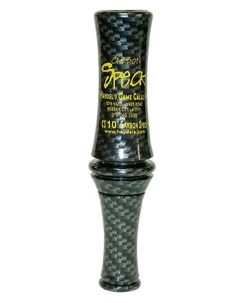 Haydel's Game Calls CS10 Carbon SpeckOpen Call Single Reed Specklebelly Sounds Attracts Geese Black Carbon