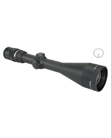 Trijicon 200033 AccuPointBlack Hardcoat Anodized 2.5-10x56mm 30mm Tube, Illuminated Green Triangle Post Reticle