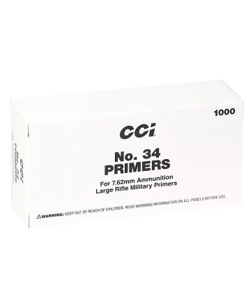 CCI 2 Mil-Spec No. 34 7.62mm Rifle 1000/Box