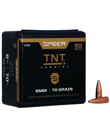 Speer 1206 TNT6mm 70gr Jacketed Hollow Point 100 Per Box/5 Case