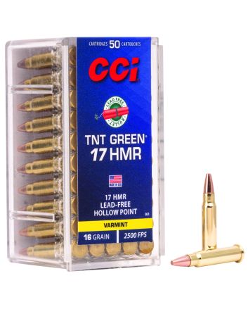 CCI 951 TNT Green17HMR 16gr Speer TNT Green Hollow Point 50 Per Box/40 Case