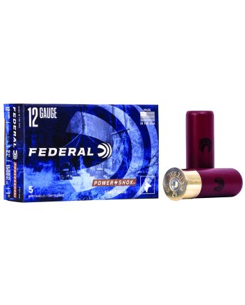 Federal F127SS2 Power-Shok Shotshell 12Gauge 2.75" 1oz SabotSlug Shot 5 Per Box/50 Case