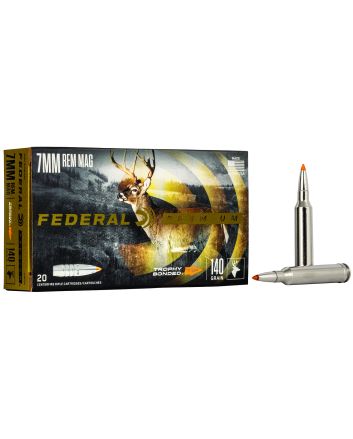 Federal P7RTT2 Premium7mmRemMag 140gr Trophy Bonded Tip 20 Per Box/10 Case