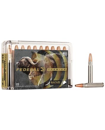 Federal P9362SA Premium Safari Cape-Shok 9.3mmx62Mauser 286gr Swift A Frame 20 Per Box/10 Case