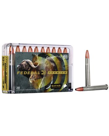 Federal P9374SA Premium Safari Cape-Shok 9.3mmx74R 286gr Swift A Frame 20 Per Box/10 Case