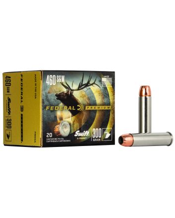 Federal P460SA Premium460S&amp;W Mag 300gr Swift A Frame 20 Per Box/10 Case
