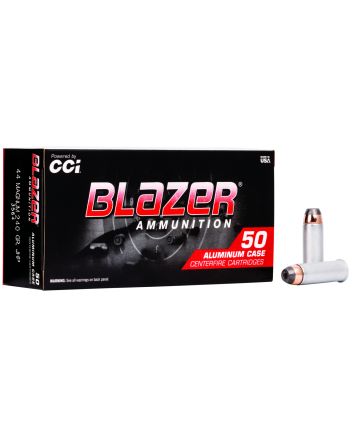CCI 3564 Blazer Handgun 44Rem Mag 240gr Jacketed Hollow Point 50 Per Box/20 Case