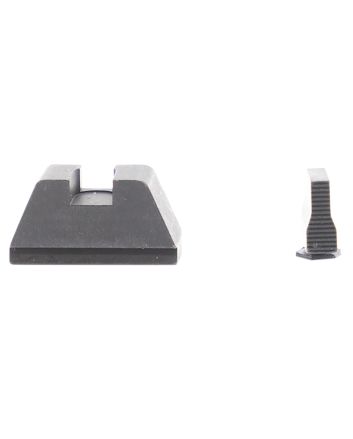 AmeriGlo GL429 Optic Compatible Sight Set for GlockXL Tall Serrated Front Sight-Black Rear Sight