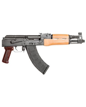 Century Arms HG1916N Draco7.62x39mm 30+1 12.25" BlackChrome Lined Threaded Barrel, Black Stamped Receiver, Wooden Handguard, Polymer Pistol Grip, Includes 30rd Magazine