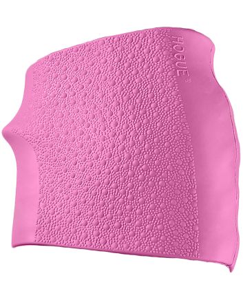 Hogue 18007 HandAll Jr. Grip Sleeve Small Size made of Rubber with Textured Pink Finish &amp; Finger Groove for Most 22, 25 &amp; 38 Pistols