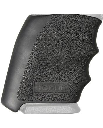 Hogue 17300 HandAll Hybrid Grip Sleeve made of Rubber with Textured Black Finish for 9mm Luger Springfield XD
