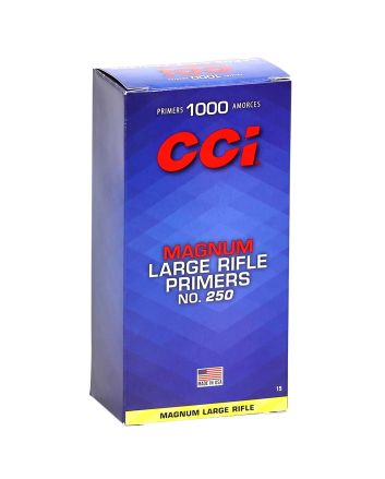 CCI 0015 Magnum Rifle No. 250 Large Rifle Multi Caliber 1000/Box