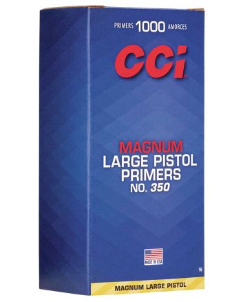 CCI 0016 Magnum Pistol No. 350 Large Pistol Multi Caliber Handgun 1000/Box