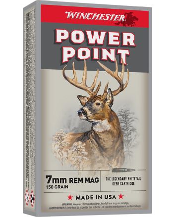 Winchester Ammo X7MMR1 Super X7mmRemMag 150gr Power Point 20 Per Box/10 Case