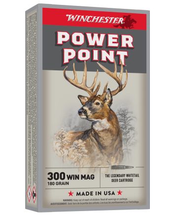 Winchester Ammo X30WM2 Power-Point300WinMag 180gr 20 Per Box/10 Case