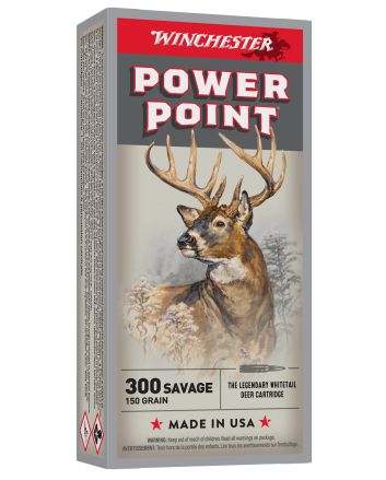 Winchester Ammo X3001 Power-Point300Savage 150gr 20 Per Box/10 Case