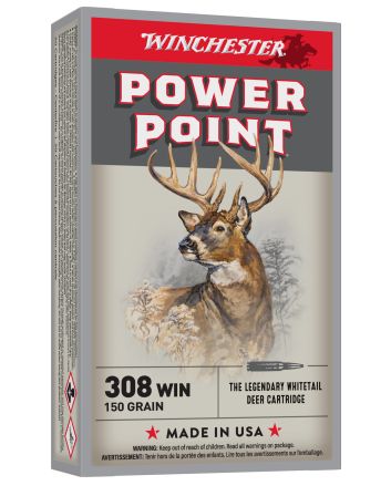 Winchester Ammo X3085 Power-Point308Win 150gr 20 Per Box/10 Case