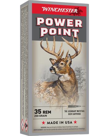 Winchester Ammo X35R1 Power-Point35Rem 200gr 20 Per Box/10 Case