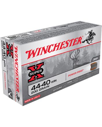 Winchester Ammo X4440 Super X44-40Win 200gr Power Point 50 Per Box/10 Case