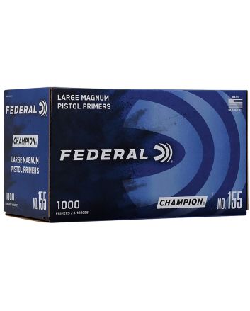 Federal 155 Champion Large Pistol Multi Caliber Handgun 1000 Per Box/5 Case