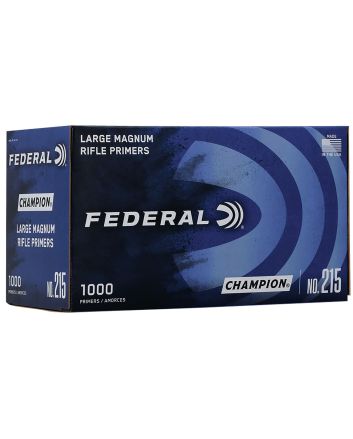 Federal 215 Champion Large Rifle Multi Caliber 1000 Per Box/5 Case