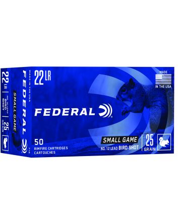 Federal 716 Small Game &amp; Target22LR 25gr #12 Lead Bird Shot 50 Per Box/50 Case