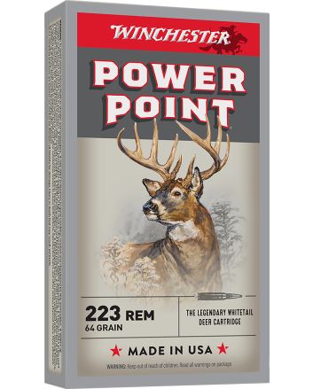 Winchester Ammo X223R2 Power-Point223Rem 64gr 20 Per Box/10 Case
