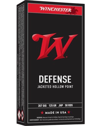 Winchester Ammo USA357SJHP USA357Sig 125gr Jacketed Hollow Point 50 Per Box/10 Case