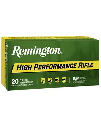 Remington Ammunition 21311 High Performance Rifle 22-250Rem 55gr Pointed Soft Point 20 Per Box/10 Case