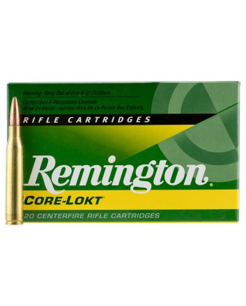 Remington Ammunition 21515 Core-Lokt25-06Rem 120gr Core-Lokt Pointed Soft Point 20 Per Box/10 Case