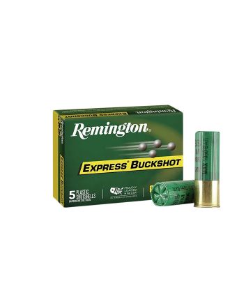 Remington Ammunition 20408 Express Buckshot 12Gauge 3" 000Buck Shot 5 Per Box/50 Case