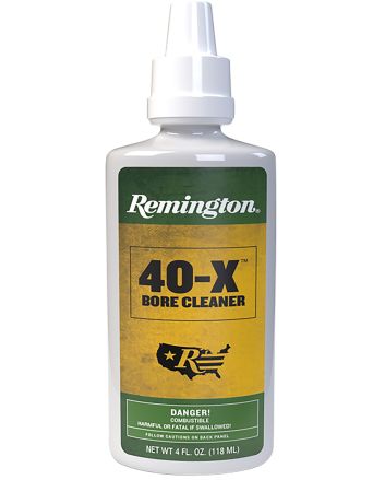 Remington Accessories 18397 40-X Bore Cleaner Removes Carbon/Lead/Plastic Fouling/Powder 4 oz Squeeze Bottle