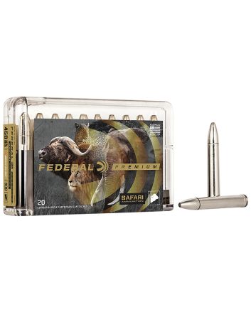 Federal P458T1 Premium Safari Cape-Shok 458WinMag 400gr Trophy Bonded Bear Claw 20 Per Box/10 Case