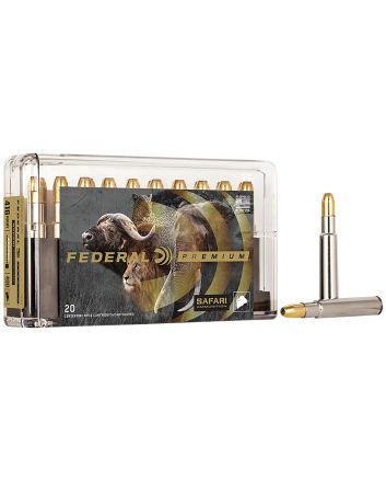 Federal P416T2 Premium Safari Cape-Shok 416Rigby 400gr Trophy Bonded Sledgehammer Solid 20 Per Box/10 Case