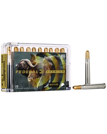 Federal P375T2 Premium Safari Cape-Shok 375H&amp;HMag 300gr Trophy Bonded Sledgehammer Solid 20 Per Box/10 Case