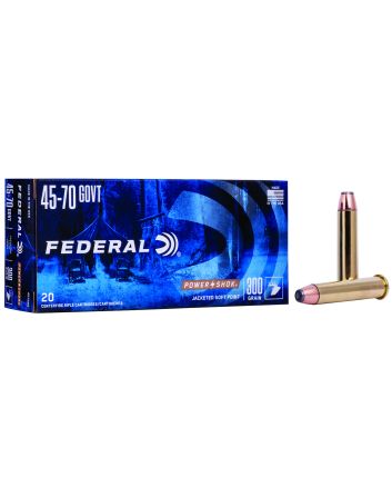 Federal 4570AS Power-Shok45-70Gov 300gr Jacketed Soft Point 20 Per Box/10 Case