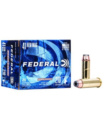 Federal C41A Power-Shok Handgun 41RemMag 210gr Jacketed Hollow Point 20 Per Box/25 Case
