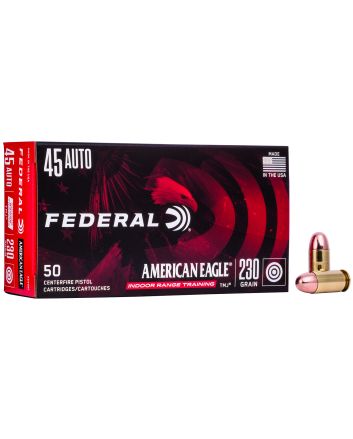 Federal AE45N1 American Eagle IRT45ACP 230gr Total Metal Jacket 50 Per Box/20 Case