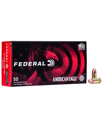 Federal AE32AP American Eagle Handgun 32ACP 71gr Full Metal Jacket 50 Per Box/20 Case