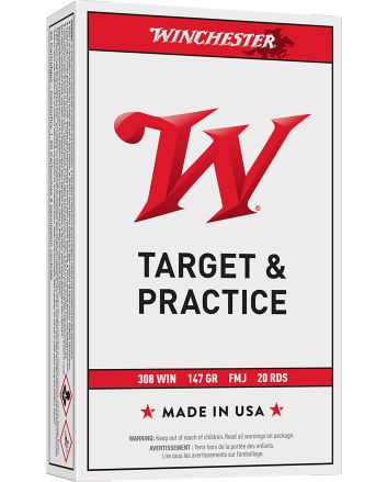 Winchester Ammo USA3081 USA308Win 147gr Full Metal Jacket 20 Per Box/10 Case