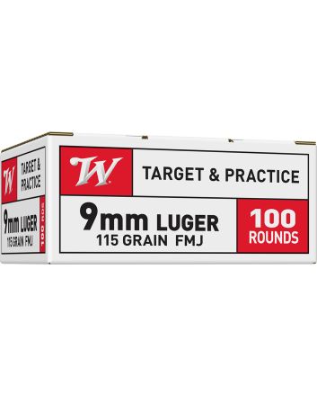 Winchester Ammo USA9MMVP USA Value Pack 9mmLuger 115gr Full Metal Jacket 100 Per Box/10 Case