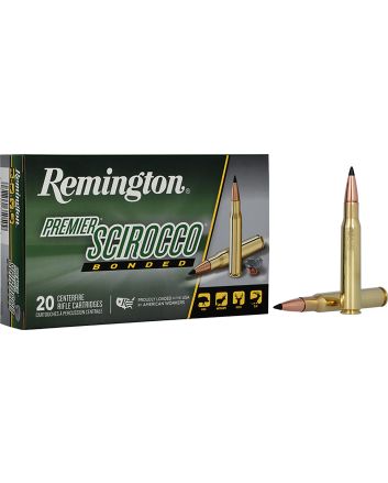 Remington Ammunition 29316 Premier Scirocco Bonded 7mmRemMag 150gr Swift Scirocco Bonded 20 Per Box/10 Case