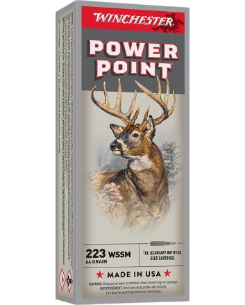 Winchester Ammo X223WSS1 Power-Point223WSSM 64gr 20 Per Box/10 Case